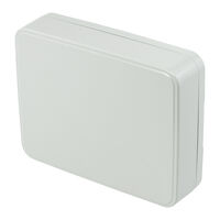 盒 塑料 - 聚碳酸酯 浅灰色 包含盖 7.087" 长 x 5.512" 宽（180.00mm x 140.00mm） X 1.772"（45.00mm）