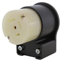 Power Connector Plug, Female Sockets NEMA L21-20R Free Hanging (In-Line), Right Angle