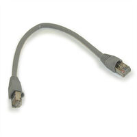 Cables modulares Clavija de conexión a clavija de conexión 8p8c (RJ45, Ethernet) 1.00' (304.8mm) Blindado