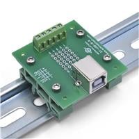 Connector a Terminal Block USB-B (USB TYPE-B) 5 0.100" (2.54mm) Fibra de vidrio FR4