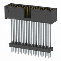 Steckverbinder, Steckleiste Durchkontaktierung 24 positionen 0,100" (2,54mm)