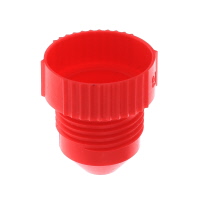 Hole Plug Low-Density Polyethylene Red