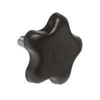 5 轉臂 旋鈕 軸搭配 無指示器 熱塑塑膠