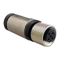 5 针位圆形连接器 插头，母插口 焊杯