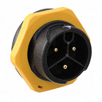 3 Poziție conector circular Soclu, Pini tip tată Cupă aliaj de lipit