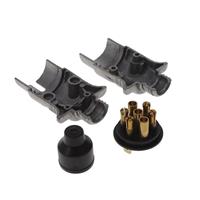 7 Positioner rund kontakt Plugg, honsocklar och hanstift Lödflikar