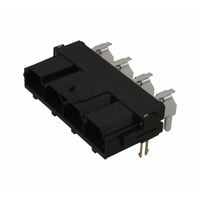 针座连接器 通孔，直角 4 位置 0.394"（10.00mm）