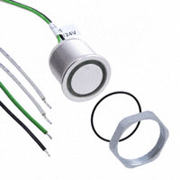 按钮开关 SPST-NO 压电 前面板安装