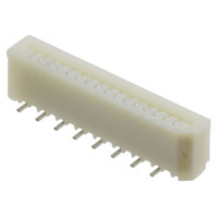 16 Position FPC Connector Contacts, Vertical - 1 Sided 0.039" (1.00mm) Surface Mount