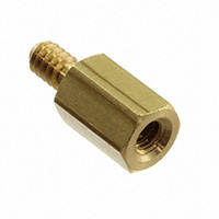 Hex Standoff Threaded #6-32 Brass 0.375" (9.53mm) 3/8"