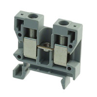 端子块连接器 2 位置 馈通式 灰色 12-30 AWG