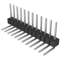 针座连接器 通孔，直角 12 位置 0.100"（2.54mm）