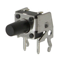 Tactile Switch SPST-NO Side Actuated Through Hole, Right Angle