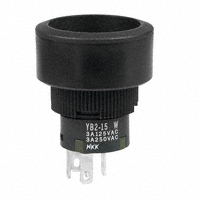 Pushbutton Switch SPDT Standard Panel Mount, Front