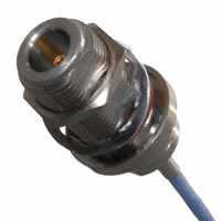 N Type Connector Jack, Female Socket 50 Ohms Panel Mount Crimp or Solder