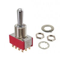 拨动开关 DP3T 面板安装