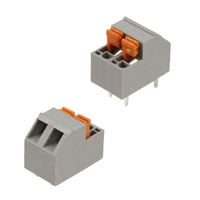 2 Position Wire to Board Terminal Block Angled 0.200" (5.08mm) Through Hole
