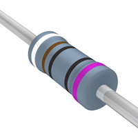 910 Ohms ±0,1% 0,25W, 1/4W durchkontaktierbarer Widerstand Axial Metallschicht