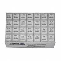 Ceramic Capacitor Kit 0.3pF ~ 33pF 25V Surface Mount, MLCC 1400 Pieces (28 Values - 50 Each)