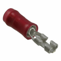 0.110" (2.79mm) Quick Connect Female 18-22 AWG Crimp Connector Non-Mating End Insulated