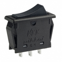 摇臂开关 SPDT 6A（AC），4A（DC） 125 V 面板安装，卡入式