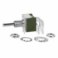 Toggle Switch DPDT Through Hole, Right Angle