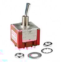 Vekslebrytere DPDT Panelmontering