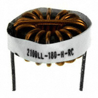 18 µH Shielded Toroidal Inductor 10.1 A 7mOhm Max Radial, Horizontal (Open)