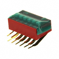 DIP-Schalter SPST 6 positionen Durchführungsloch, rechtwinklig Schieber (Standard) Betätiger 25mA 24V DC