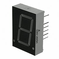 Display Modules - LED Character and Numeric Red 7-Segment 1 Character Common Anode 2.6V 100mA 1.090" H x 0.786" W x 0.330" D (27.69mm x 19.96mm x 8.38mm) 18-DIP (0.600", 15.24mm), 12 Leads