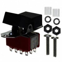 Rocker Switch 4PDT 5A (AC/DC) 120 V Panel Mount, Flange