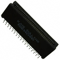 68 Position Female Connector Non Specified - Dual Edge Gold 0.050" (1.27mm) Black