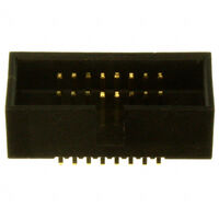 针座连接器 通孔 16 位置 0.050"（1.27mm）