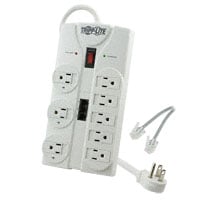 Outlet Strip, Power Strip, Surge Protector 2160J Bench, Floor, Wall