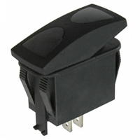 Rocker Switch SPST-NO 21A (DC) Panel Mount, Snap-In