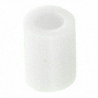 Round Spacer Unthreaded Nylon 0.200" (5.08mm) Natural