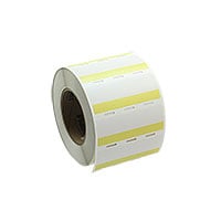 노란색 자가 라미네이트 레이블 1.00" x 1.50"(25.4mm x 38.1mm)
