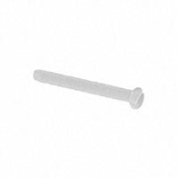 #2-56 Hex Head Bolt Hex Socket, Slotted Drive Nylon