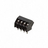 4 Position Wire to Board Terminal Block 45° (135°) Angle with Board 0.138" (3.50mm) Through Hole