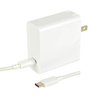 5V，9V，12V，15V，20V 45 W AC/DC 外部 壁装（II 类） 适配器 固定插片 输入