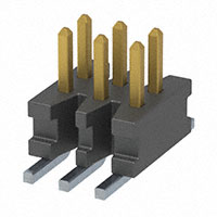 针座连接器 表面贴装型 6 位置 0.039"（1.00mm）