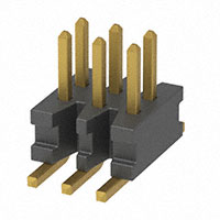 针座连接器 表面贴装型 6 位置 0.039"（1.00mm）