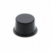 Bumper Cylindrical, Tapered 0.626" Dia (15.90mm) Polyurethane Black