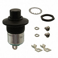 Pushbutton Switch SPST-NO Standard Panel Mount, Front