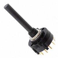 旋转开关 4 位置 3P4T 0.4VA（AC/DC） 20 V AC 面板安装，通孔