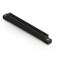 20 positionen Buchse Steckverbinder Nicht angegeben - Einzelkante Gold 0,156" (3,96mm) Schwarz