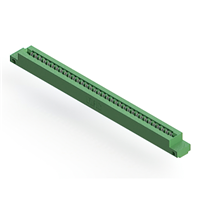 68 Position Female Connector Non Specified - Dual Edge Tin 0.156" (3.96mm) Green