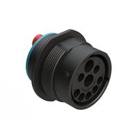 9 Connettore circolare di posizione Alloggiamento presa Montaggio a pannello