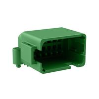 针座连接器 通孔，直角 12 位置 0.174"（4.42mm）