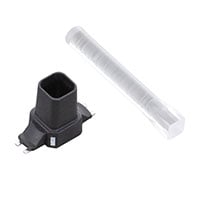 Hohllichtleiter Einzeln Grün Starr Platinebefestigung, Presspassung